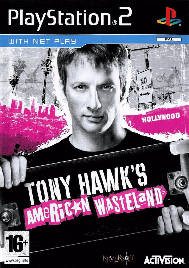 Tony Hawk American Wasteland box art for Playstation 2